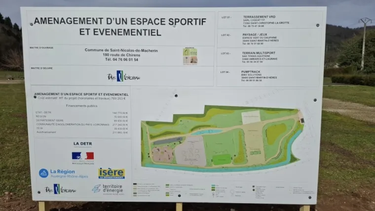 Panneau d'information 