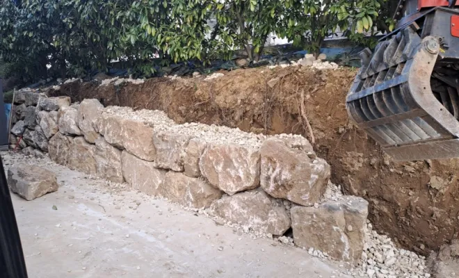 Montage du mur 