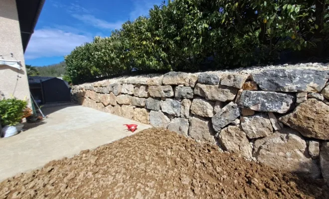 Reprise du mur Après 
